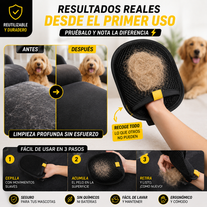 2 Pet Hair Remover Pro – Guante Quitapelos Premium